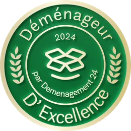 Déménageur d'excellence 2024, par Demenagement24